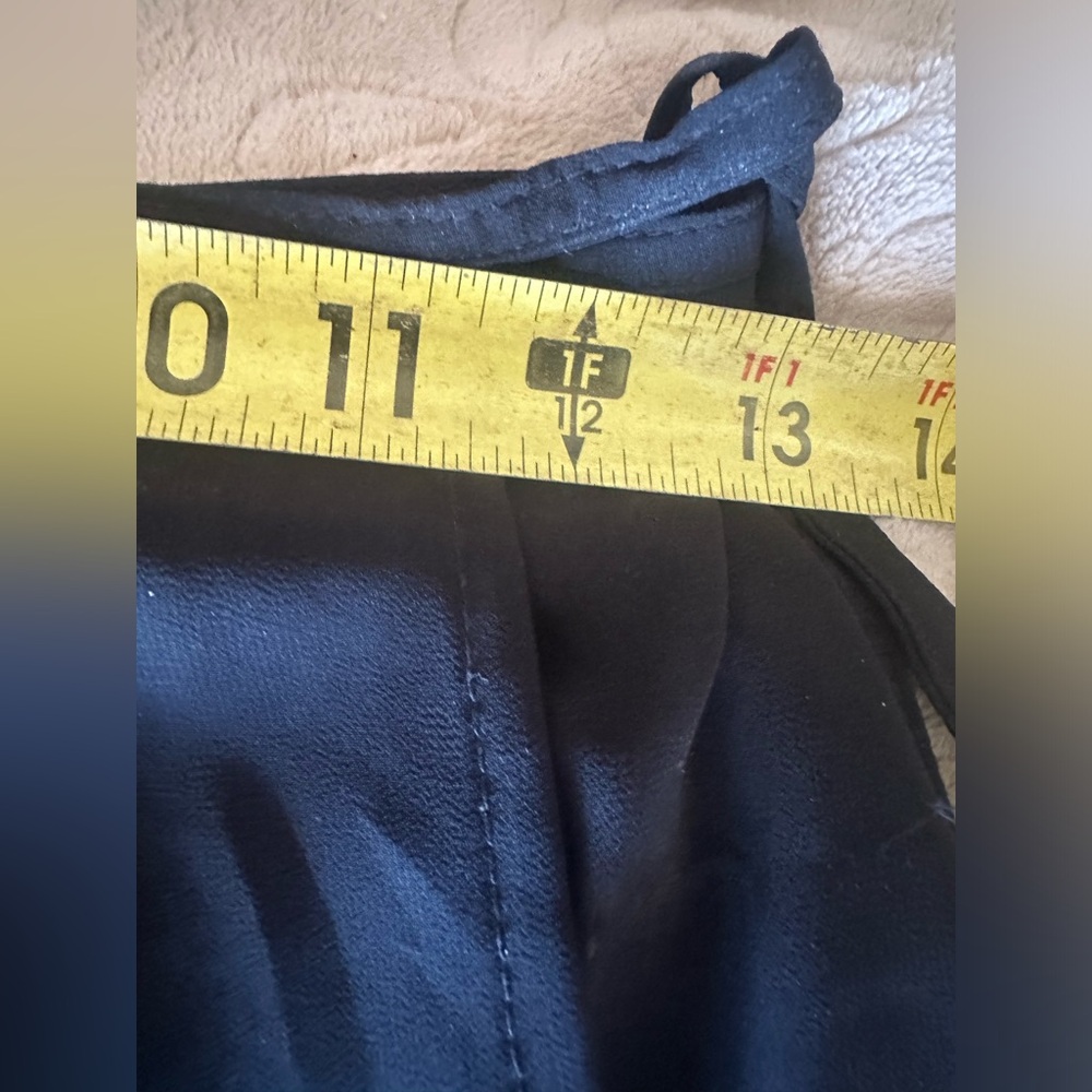 The Limited Womens Black Skirt Side Tie A-Line Chiffon Lite Tutu Tutu Skirt Sz 2 - Picture 8 of 12